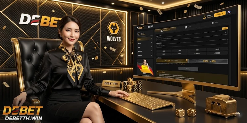 ขั้นตอนการ ฝากเงิน DeBet